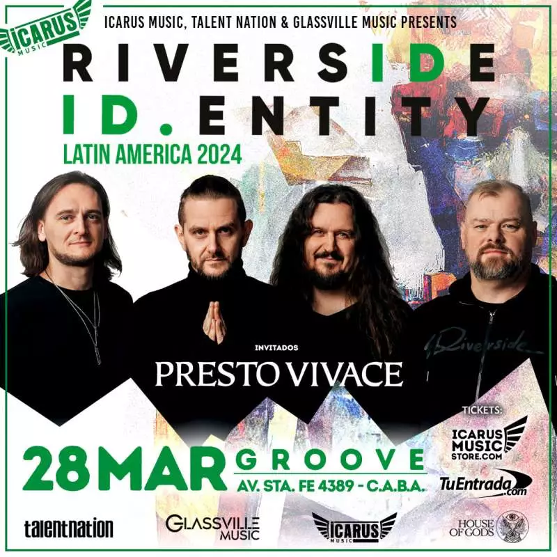 RIVERSIDE Se Presentar Por Primera Vez En Argentina En 2024 Rocktambulos   Riverside 2024 Argentina Groove.webp