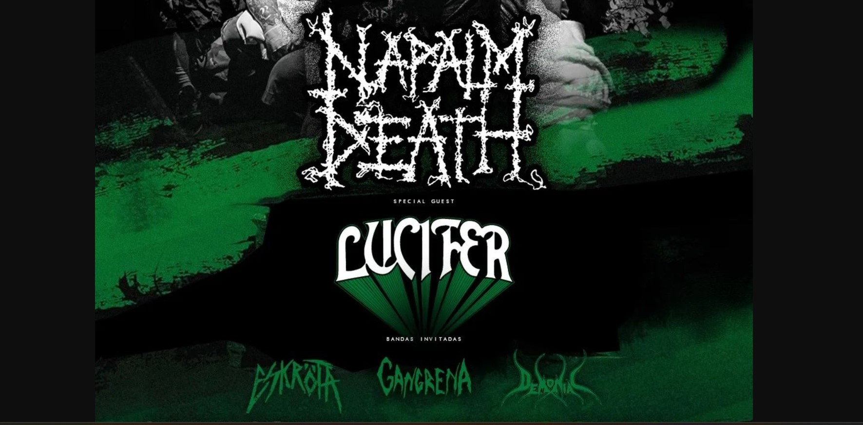 LUCIFER y NAPALM DEATH tocarán juntos en Chile