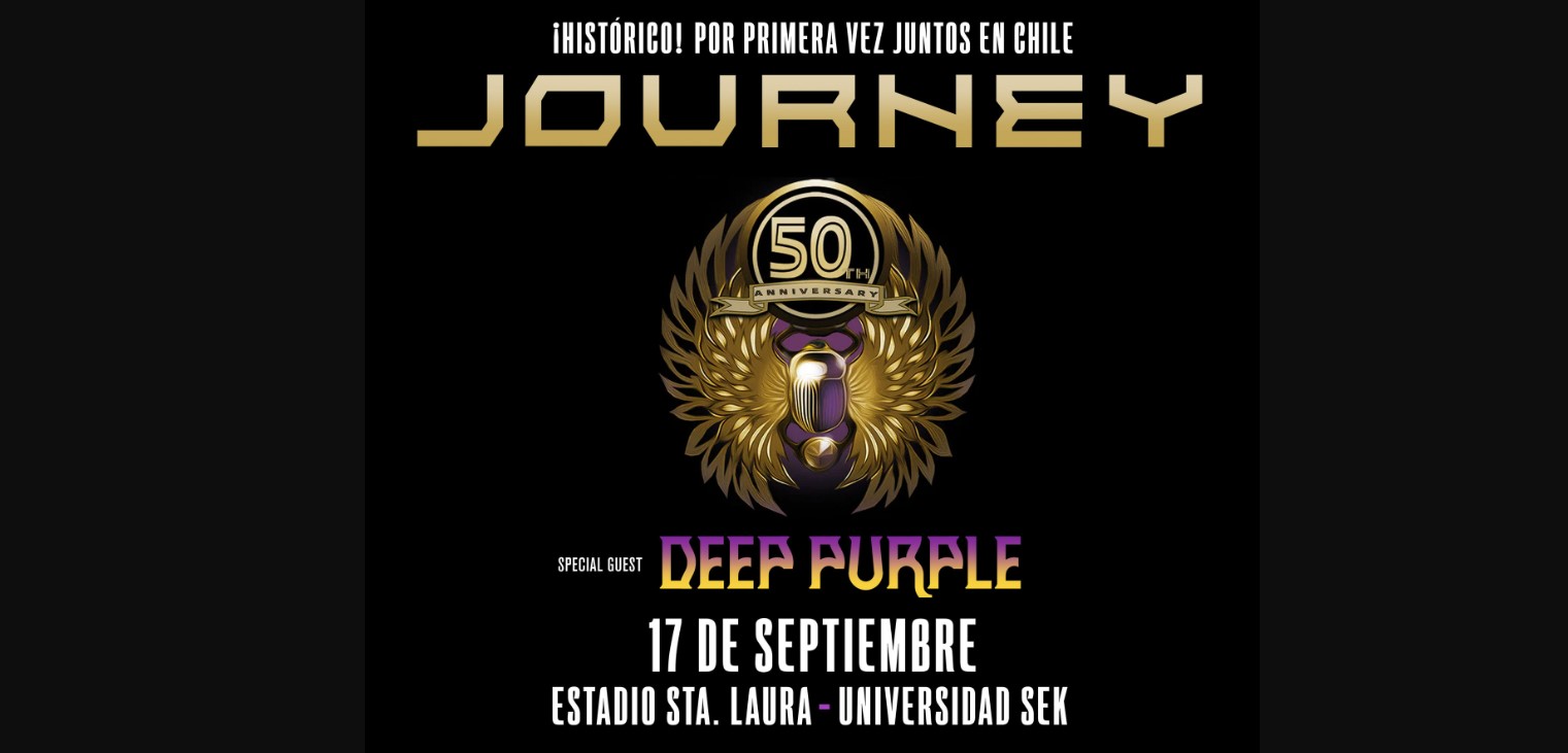 JOURNEY y DEEP PURPLE se presentarán juntos en Chile