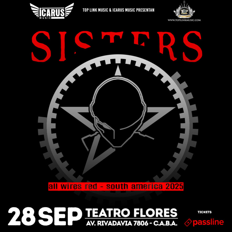 THE SISTES OF MERCY regresa a Argentina