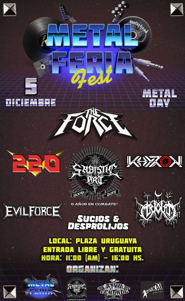 Afiche Metal Feria Fest