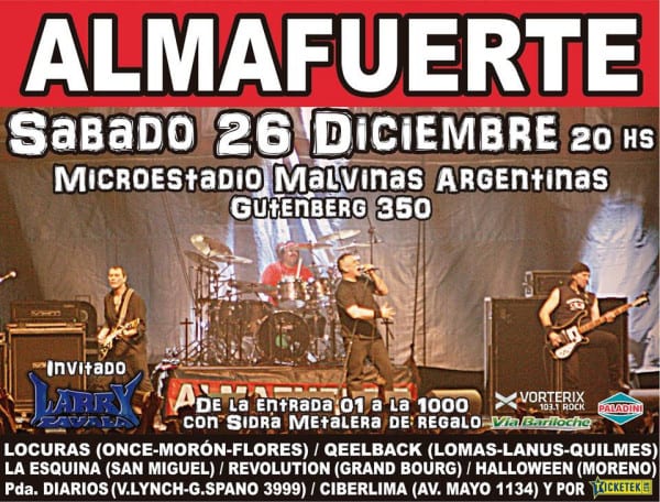 Almafuerte - Fin de año