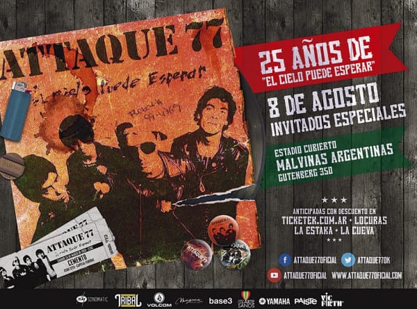 Attaque 77 flyer