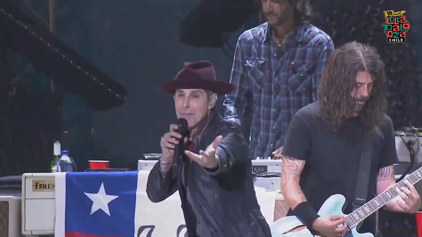 Lollapalooza: FOO FIGHTERS invitó a Perry Farrell a cantar un tema de JANE’S ADDICTION (Video)