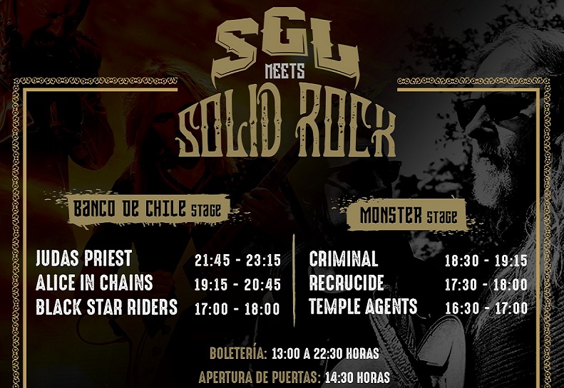 Chile: Conoce los horarios del SANTIAGO GETS LOUDER 2018