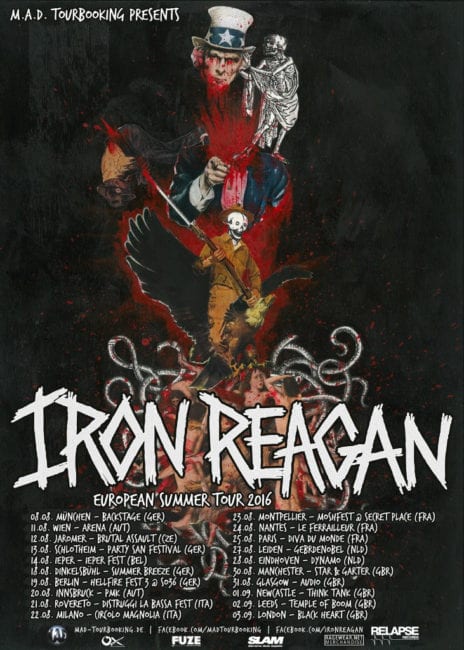 Iron Reagan Tour 2016