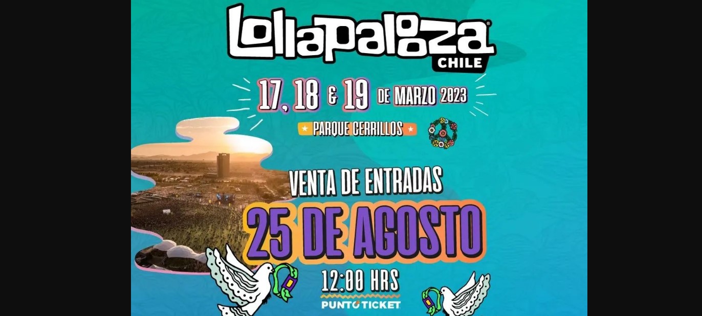 LOLLAPALOOZA CHILE reveló detalles de su edición 2023: Fechas, lugar, entradas y más