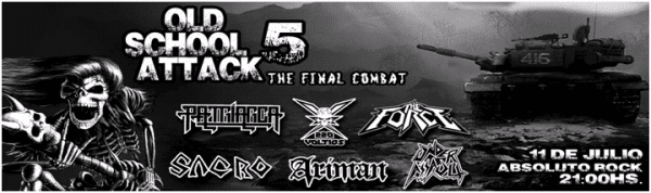 Seis bandas paraguayas se unen para la quinta edición del Festival OLD SCHOOL ATTACK