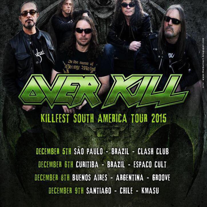 Overkill Southamerica 2015