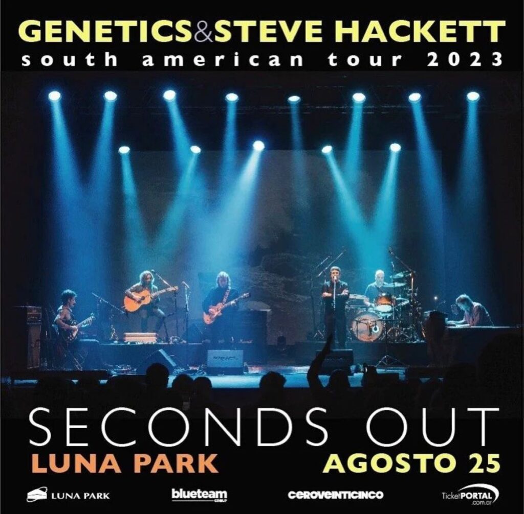El ex guitarrista de la banda Genesis se estará presentando en el Luna Park para presentar junto a Genetics el celebre álbum "Second Out" en su totalidad.