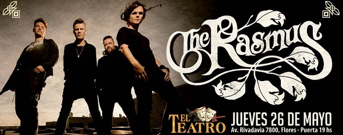 THE RASMUS vuelve a la Argentina este 26 de Mayo - Rocktambulos