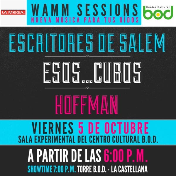 WAMM SESSIONS Presenta: Una noche de rock alternativo en Caracas #Venezuela