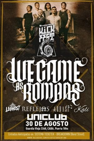 We Came as Romans Flyer