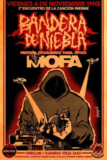 bandera de niebla flyer