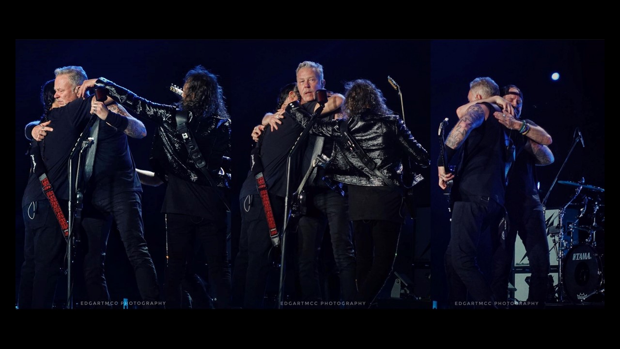 Abrazo Grupal: Hetfield (METALLICA) confiesa que se sentía “viejo e inseguro” antes de la gira