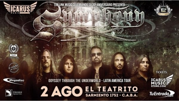 SYMPHONY X en Buenos Aires @ El Teatrito